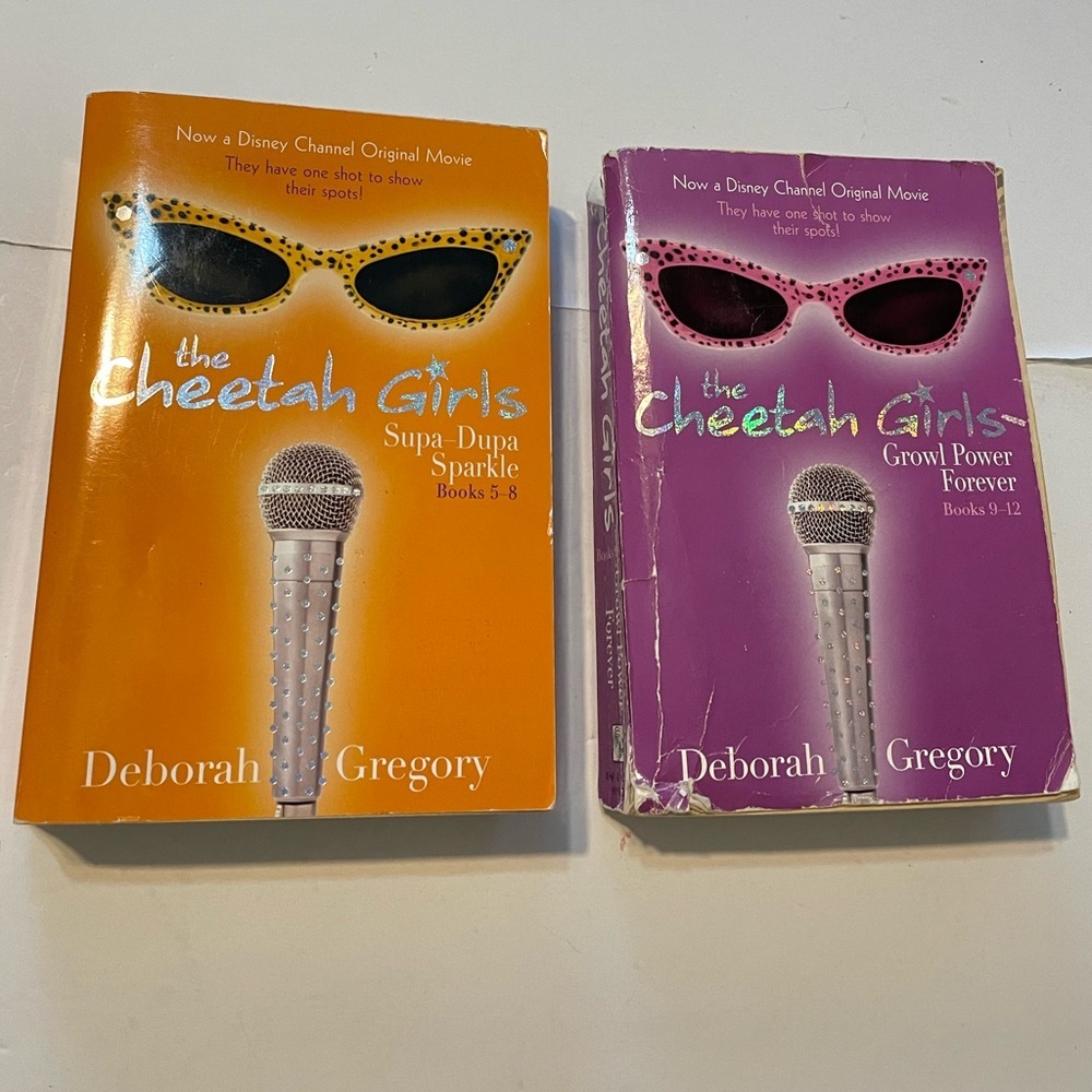 Lot of 2 Cheetah Girls, The: Supa Dupa Sparkle! - Books #5-8